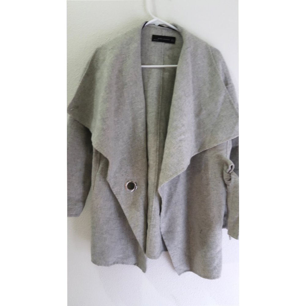 Zara Grey Coat Cardigan